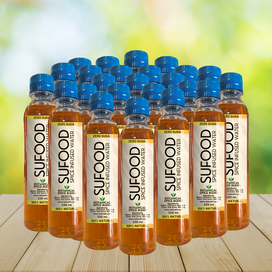 Case of Sufood Spice Infused Water (24 bottles)